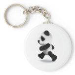 3d Baby Panda Running Key Chains