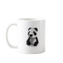 3d Baby Panda Sits Mugs