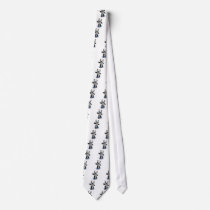 3d Baby Panda Skateboard Neck Ties