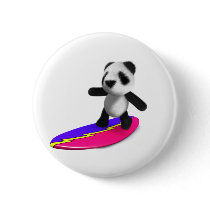 3d Baby Panda Surfing Buttons