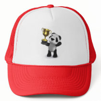3d Baby Panda Winner Hat