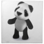 3d Baby Panda with a Question Napkins