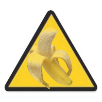 3D Banana Crossing Sticker