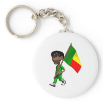 3D Benin Key Chains