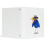 3d Blue Bird Australian Vinyl Binder