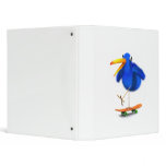 3d Blue Bird Skateboarder binders