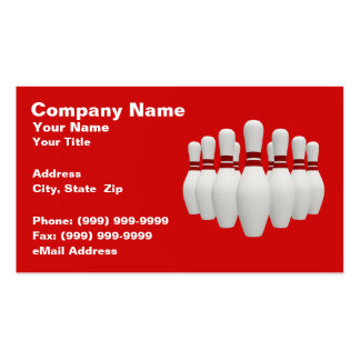 2,000+ Bowling Business Cards and Bowling Business Card Templates | Zazzle