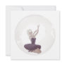 3D Bubble Ballerina 2 Personalized Invitations