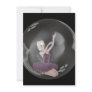 3D Bubble Ballerina 2 Custom Invitation