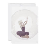 3D Bubble Ballerina 2 Invite