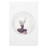 3D Bubble Ballerina 2 Stationery Paper