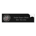 3D Bubble Ballerina 3 Bumper Sticker