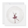 3D Bubble Ballerina 3 Custom Invites