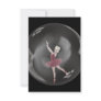 3D Bubble Ballerina 3 Invitations
