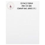 3D Bubble Ballerina 3 letterhead