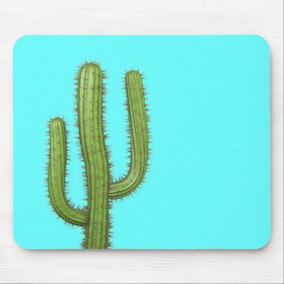 3d Cactus Mousepad by WildWestWorld