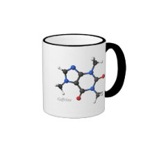 3D Caffeine Molecule Mug