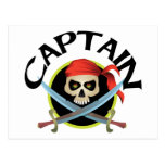 3D Captain Postcard