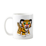 3D Cartoon Tiger Cub Mug