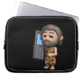 3d Caveman Cellphone (Any Color U Like!) Laptop Sleeve