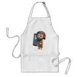 3d Caveman Mobile Apron
