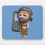 3d Caveman Mobile Mouse Pads
