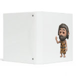 3d Caveman Waves 3 Ring Binder