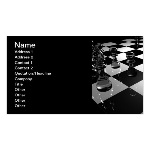 3d_chess_board_wallpaper_3d_models_3d_wallpaper_19 business card templates (front side)
