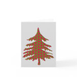 3d christmas tree greeting cards