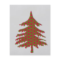 3d christmas tree flyers