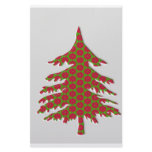 3d christmas tree stationery