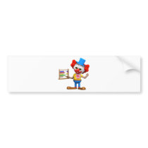 3d-clown-abacus bumper sticker