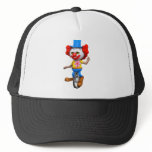 3d-clown-unicycle trucker hat