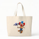 3d-clown-unicycle-umb canvas bags
