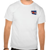 3D Colorado State Flag Shirts