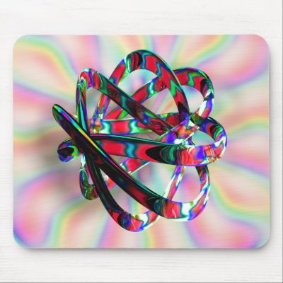 3D composition #19 Mouse Pads by fractalbeauty