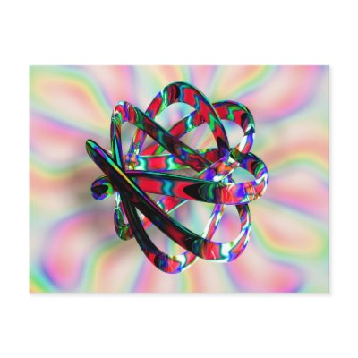 3D composition #19 Post Card by fractalbeauty