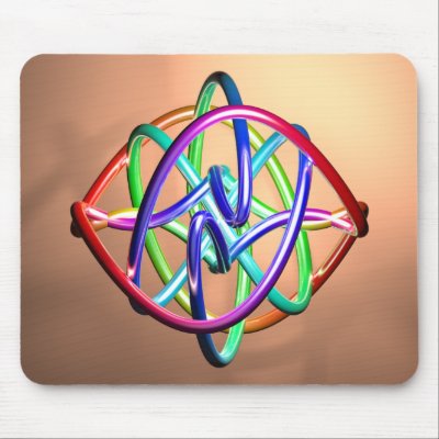 3D composition #21 Mousepad by fractalbeauty