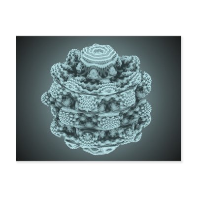 3D composition #25: Mandelbulb Post Cards by fractalbeauty
