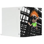 3d Cool Punk Waves binders