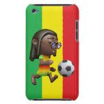 3d Cool Rasta kicks Football Ipod Touch Case