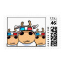3D Cows postage