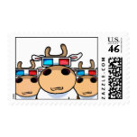 3D Cows postage