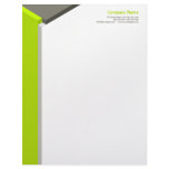 3D Cube Lime / Grey letterhead
