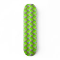 3D Cubes Argyle purple and green skateboards by doonidesigns 3D Cubes Argyle purple and green skateboards