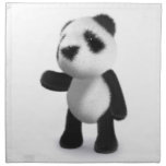3d Cute Baby Panda Points Printed Napkin