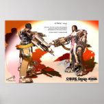 3D Cyborg #2 posters