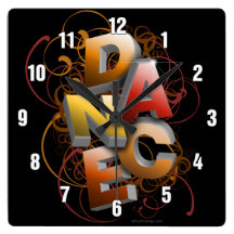 3D Dance (fall) Wallclocks