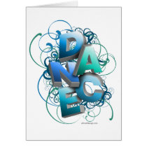 3D Dance (Spring) Greeting Cards