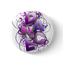 3D Dance (Summer) Pinback Button